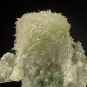 Pectolite (unusual green) with Grossular 