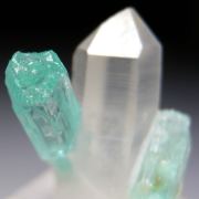 Emerald on Quartz