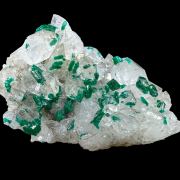 Quartz, dioptase