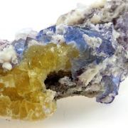 Fluorite + Calcite.