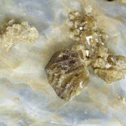 Vesuvianite in Calcite