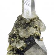 Ferberite, quartz, fluorapatite