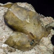Baryte with Pyrite
