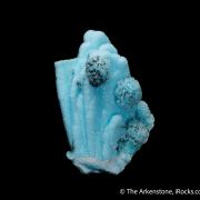 Quartz on Chrysocolla & Malachite