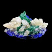 Cerussite, malachite, azurite TN
