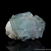Fluorite on Quartz with Muscovite