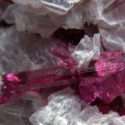 Tourmaline on Lepidolite