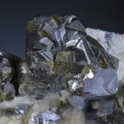 Sphalerite (Cleiophane) and Galena on Quartz