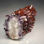 QUARTZ var. AMETHYST with HEMATITE inclusions