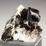 twinned ALBITE with STILPNOMELANE inclusions