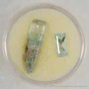 Beryl var. Aquamarine & Topaz (Rough & Cut set)