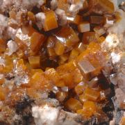 Wulfenite with Calcite, Quartz etc
