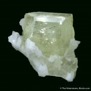 Amblygonite (twinned) with Albite