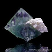 Fluorite on Quartz with Muscovite