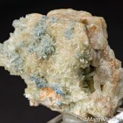 Paravauxite, Vauxite on Wavellite