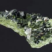 Epidote Quartz Grossular on Diopside