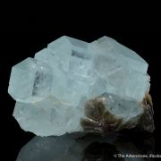 Aquamarine with Muscovite