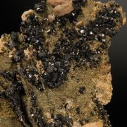 Rhodochrosite and Sphalerite with Pyrite