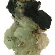 Babingtonite on Prehnite