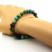 Chrysocolla from Namibia Bracelet 8 mm Beads. 7A quality.
