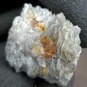 Scheelite on Muscovite