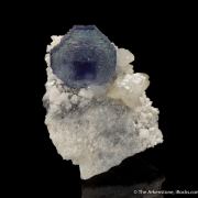 Fluorite with Calcite