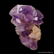 Quartz var. Amethyst on Quartz