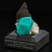 Amazonite, Smoky Quartz & Cleavlandite