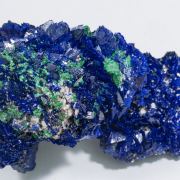 Azurite with Malachite and Baryte