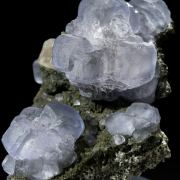 Fluorite & Fluorapatite on Muscovite