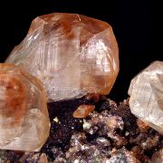 Calcite, hematite