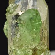 Tsavorite on Diopside