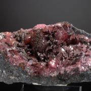 Roselite & Calcite (Cobaltoan) w. Goethite