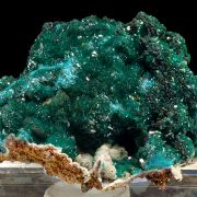 Dioptase, dolomite