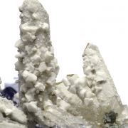 Galena, quartz, calcite