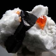 Morganite, Schorl, Spessartine