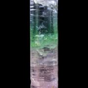 Elbaite Tourmaline with Achroite top