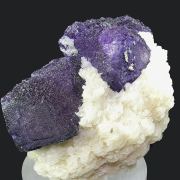 Fluorite (etched corners) on Barite