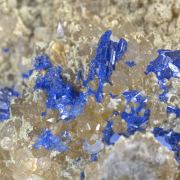 Linarite with Anglesite, Brochantite, Gearksutite etc.