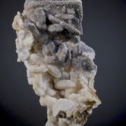 Wulfenite with Calcite, Plattnerite and Mimetite