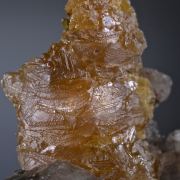 Wulfenite on Cerussite