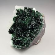 crystallized MALACHITE, CALCITE