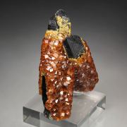 gem GARNET var. SPESSARTINE, QUARTZ var. SMOKY