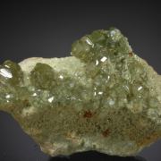 Andradite var. Demantoid, gem crystals with color change