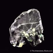 Fluorite (Spinel Twinned) with Tourmaline