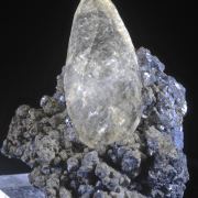 Calcite on Galena and Chalcopyrite