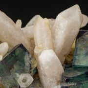 Fluorite with Quartz