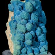 Azurite & Malachite on Botryoidal Sandstone