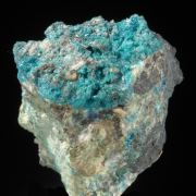 Wherryite (type locale) with Caledonite and Leadhillite, Diaboleite etc.