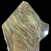 Rutile, quartz